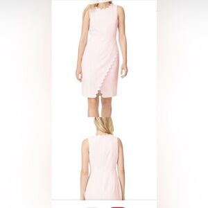 Club Monaco Scallop Pink Dress - Size 0